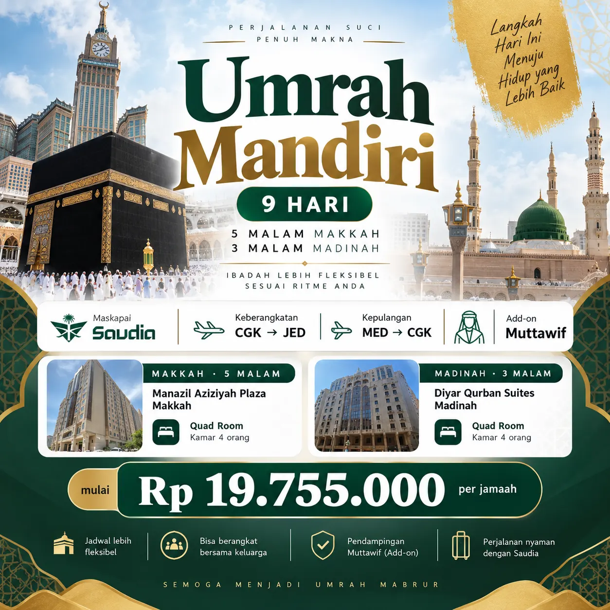 Paket Umrah 12 Hari